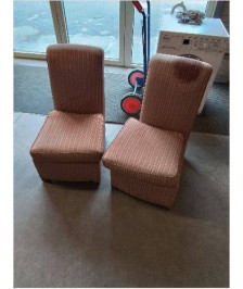 PAIRE DE CHAUFFEUSES  MILIEU 20E